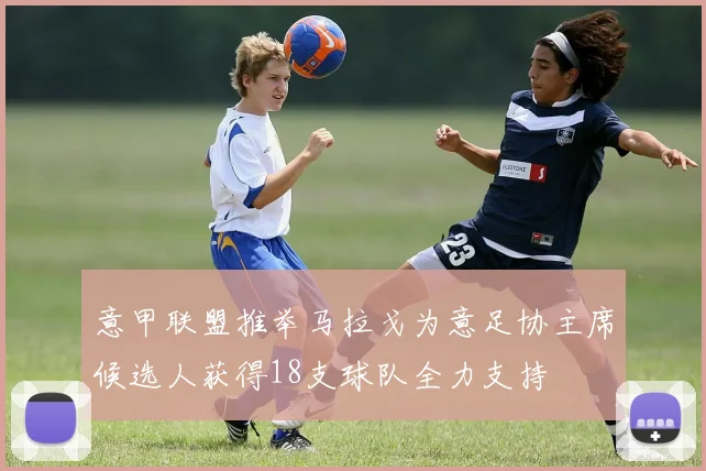 意甲联盟推举马拉戈为意足协主席候选人获得18支球队全力支持